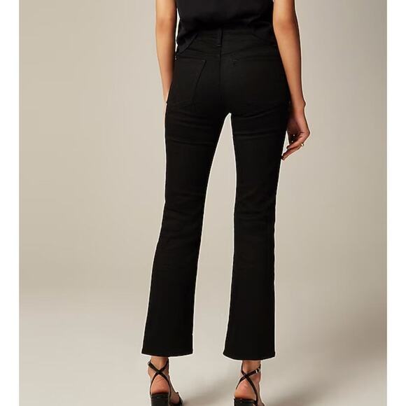 J. Crew Mid-rise kickout jean black size 24 - Picture 2 of 5